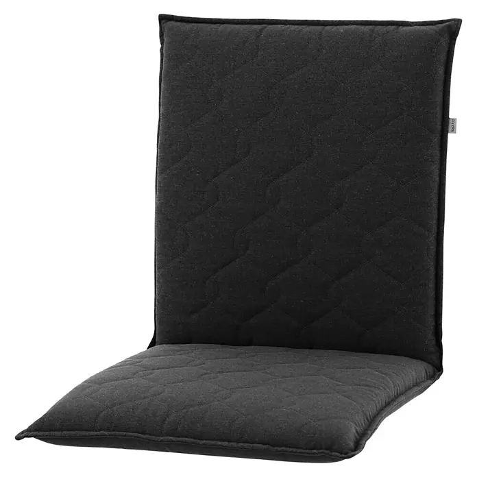 Doppler Podloga za sjedenje Neo 2430 - Crne boje, Stolica s niskim naslonom, 100 x 48 x 7 cm, Tkanje od mješavine pamuka i poliestera - Dijagonalni pogled