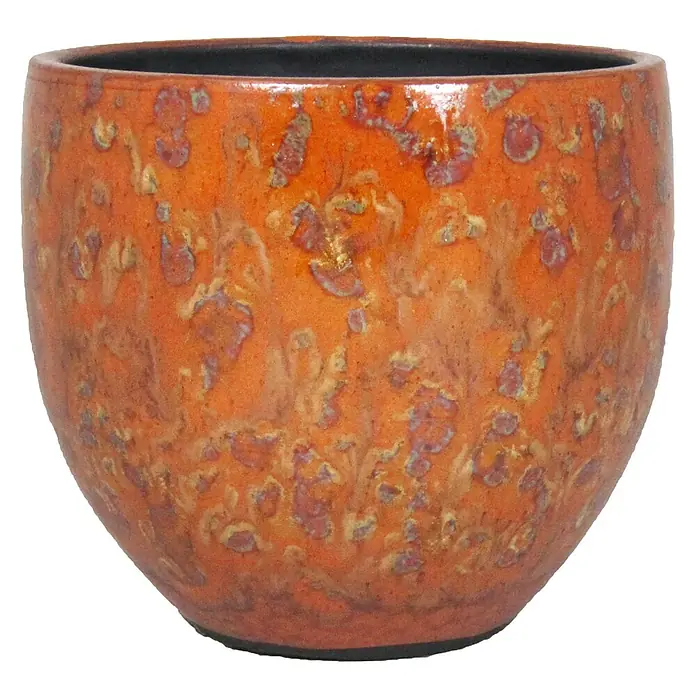 Floran Plantenpot Mason - Ø x h: 17 x 16 cm, Keramiek, Terra - Vooraanzicht