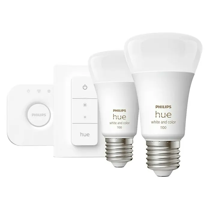 Philips Hue Pack bombillas LED Pack de 3 - 9,5 W, E27 - Vista frontal