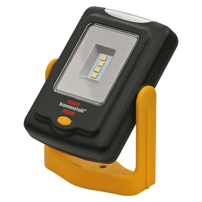 Brennenstuhl Led-zaklamp - Zwart, Geel, 200 lm - Diagonaal zicht