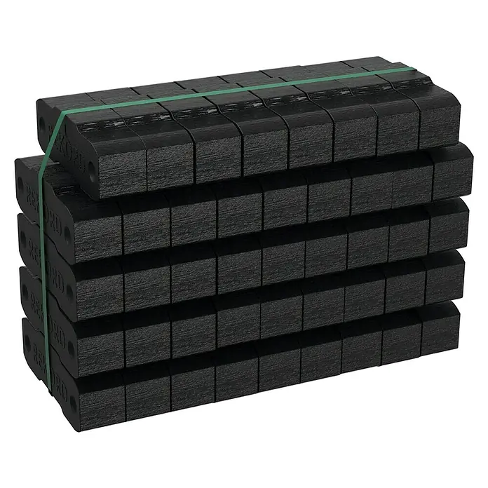 Rekord Braunkohlebriketts - 25 kg, Art Verpackung: Band - Diagonale Ansicht