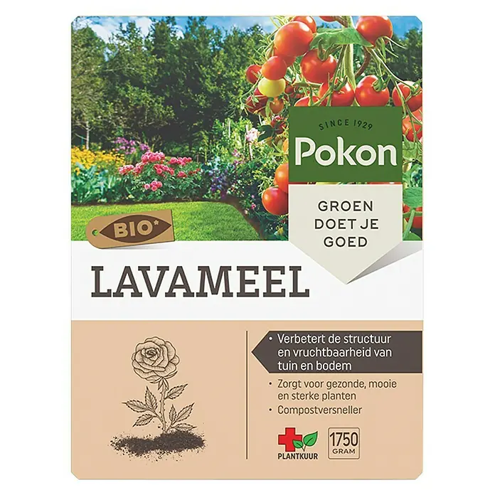 Pokon Bodemverbeteraar Lavameel Bio - 1,75 kg - Vooraanzicht