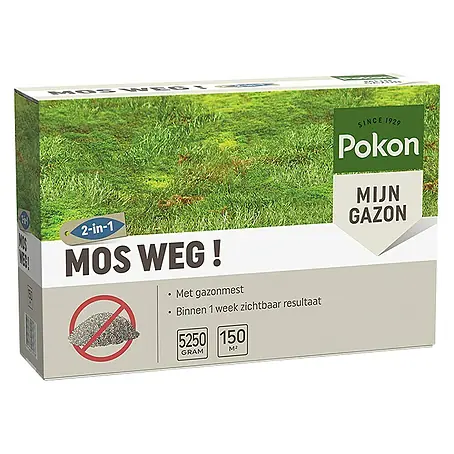 Pokon  Gazonmest met mosbestrijder