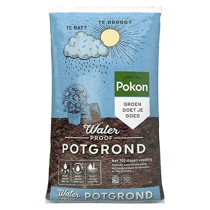 Pokon Potgrond Waterproof - 30 l - Vooraanzicht