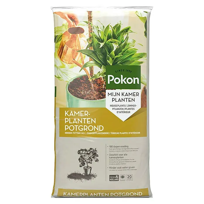 Pokon Kamerplantengrond - 20 l - Vooraanzicht