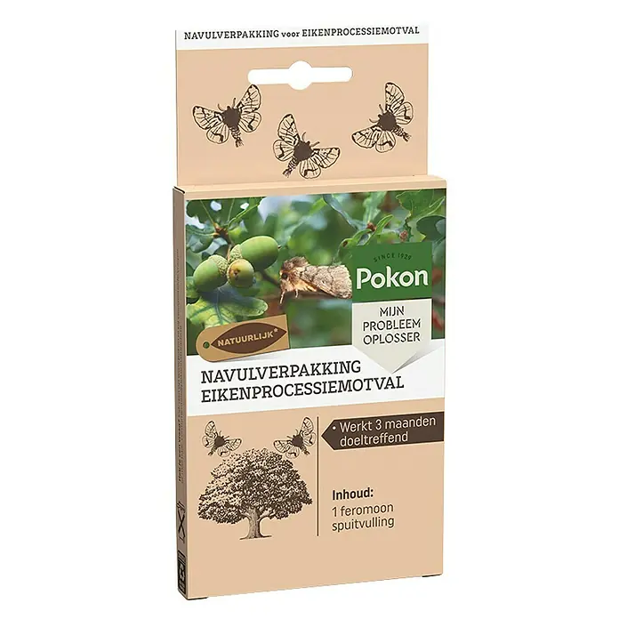 Pokon Feromoonval Eikenprocessiemot Navulverpakking - 1 stk. - Diagonaal zicht