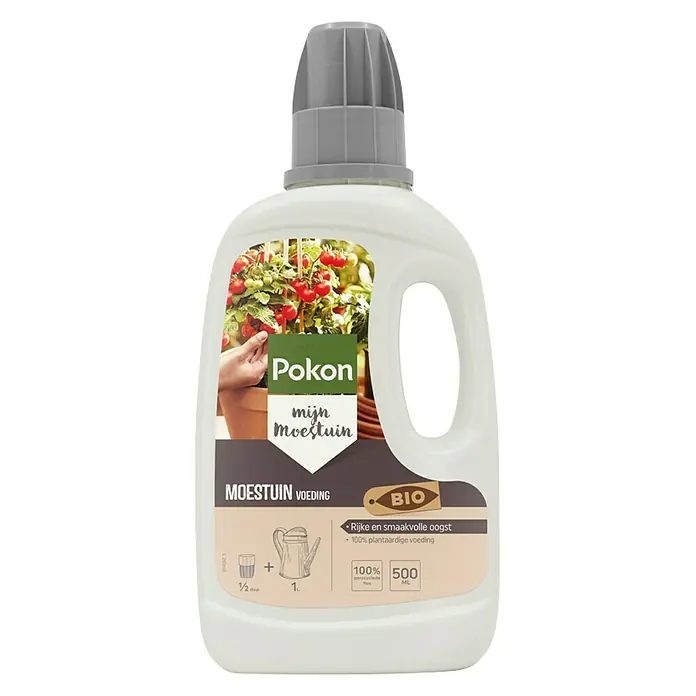 Pokon Vloeibare meststof Bio Moestuin Voeding - 500 ml, Geschikt voor: Groente - Vooraanzicht