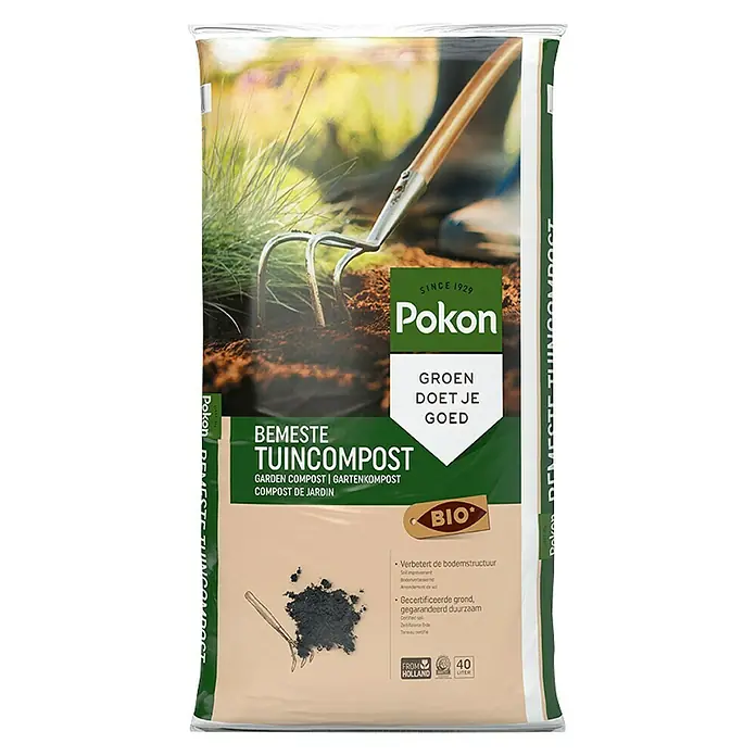 Pokon Compost bemest Bio - 40 l - Vooraanzicht