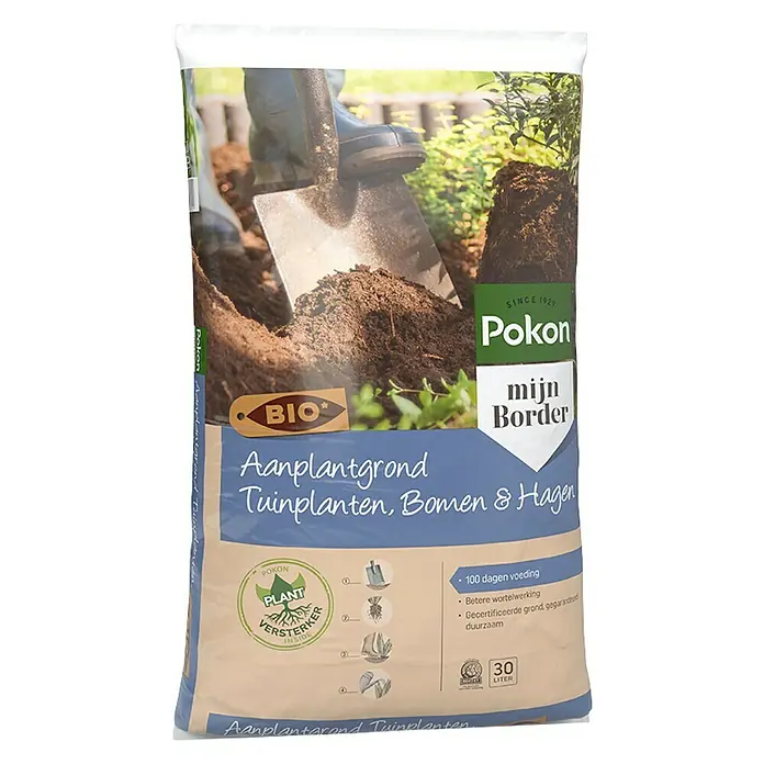 Pokon Bio-tuinaarde - 30 l - Vooraanzicht