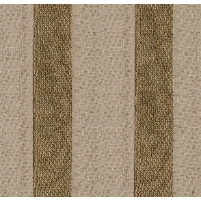 Cortina con ollaos Fun Anik - An x Al: 140 x 260 cm, 100% poliéster, Marrón - Primer plano