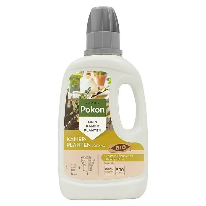 Pokon Kamerplanten Voeding Bio - 500 ml, Vloeibare meststof - Vooraanzicht