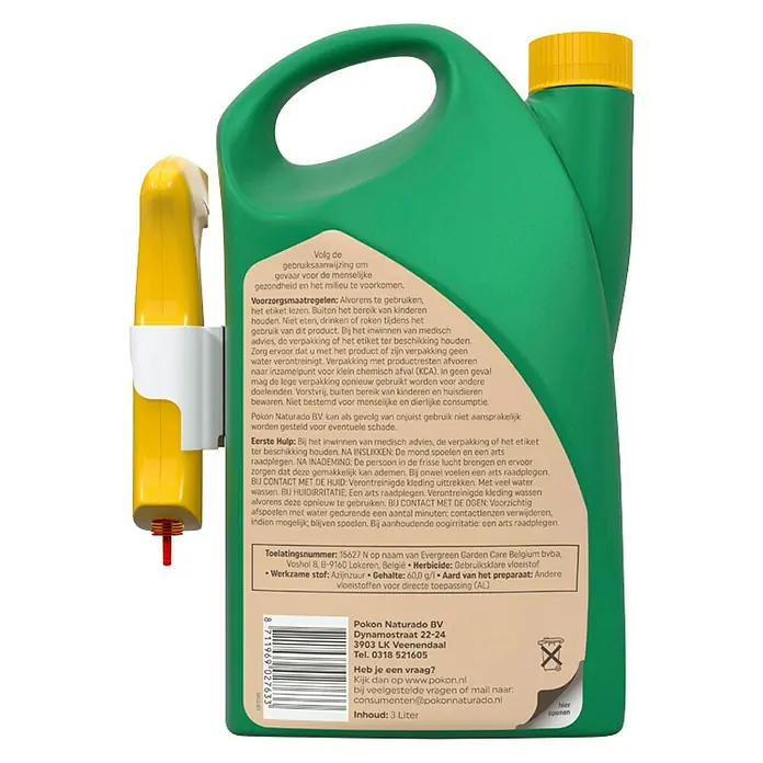 Pokon Onkruidbestrijding - 3 l - Achteraanzicht