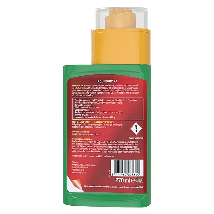 Roundup Onkruidbestrijding - 270 ml - Achteraanzicht