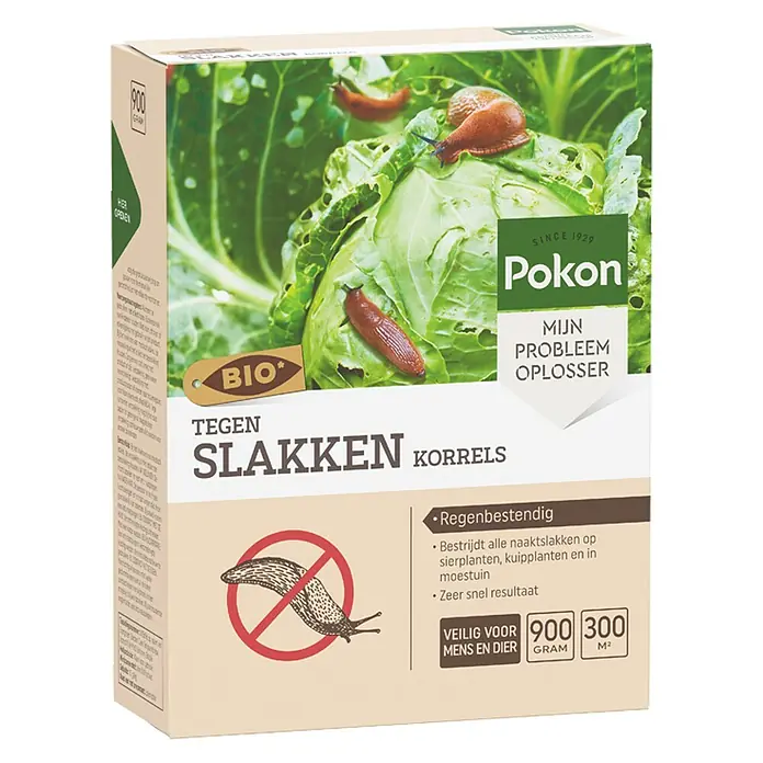 Pokon Slakkenkorrels BIO - 900 g - Diagonaal zicht