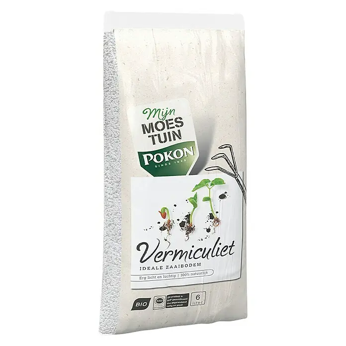 Pokon Vermiculita - 6 l - Diagonaal zicht