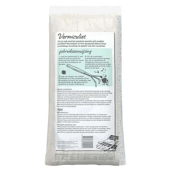 Pokon Vermiculita - 6 l - Achteraanzicht