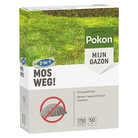 Pokon  Gazonmest met mosbestrijder