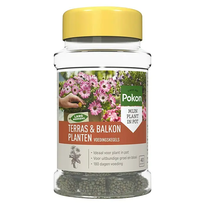 Pokon Mestkegel voor balkonplanten - 40 st. - Vooraanzicht