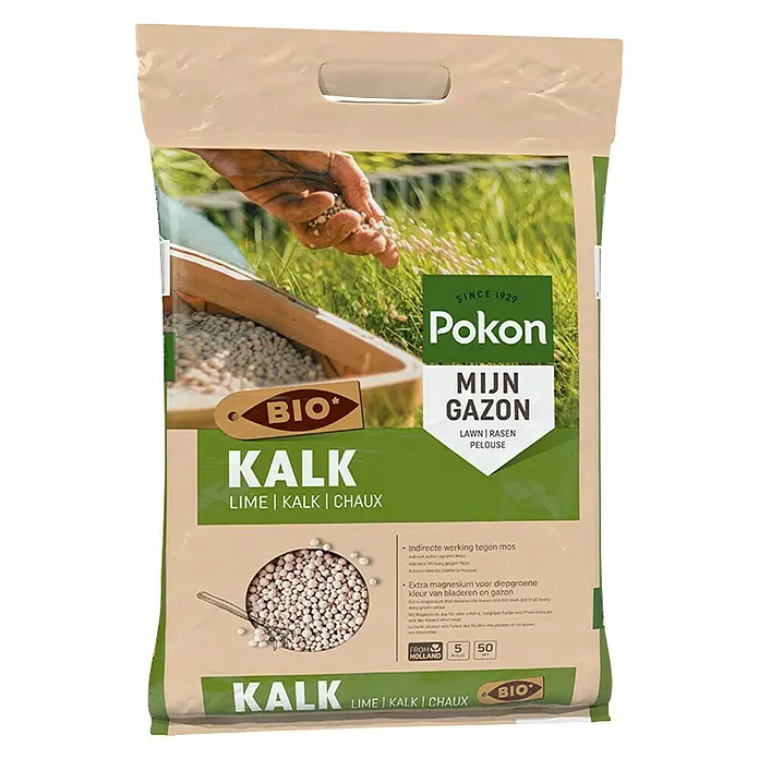 Pokon Tuin- en gazonkalk - 5 kg, Inhoud voldoende voor ca.: 50 m² - Vooraanzicht