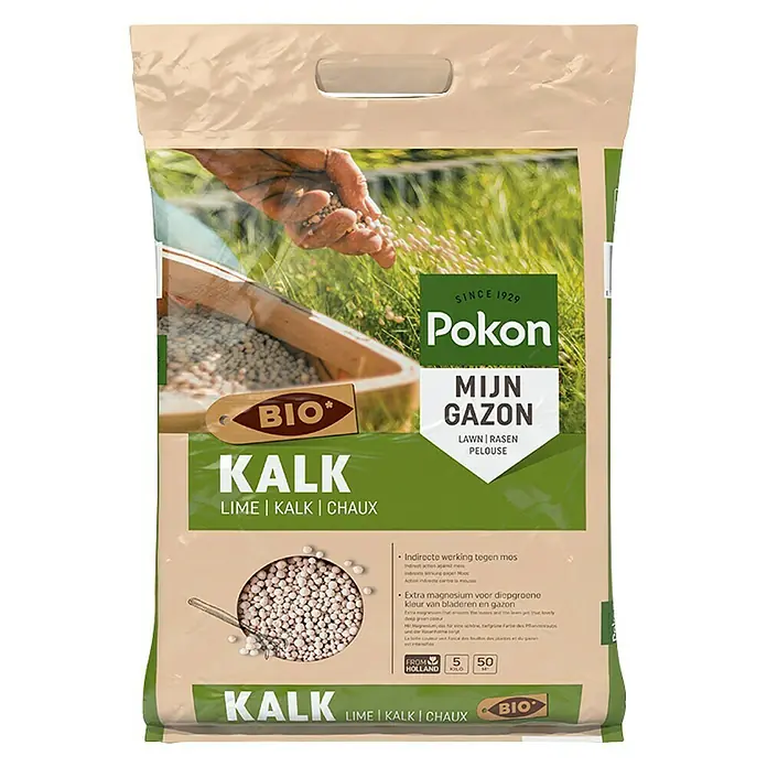 Pokon Tuin- en gazonkalk - 5 kg, Inhoud voldoende voor ca.: 50 m² - Vooraanzicht