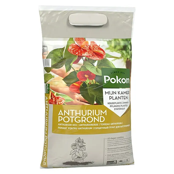 Pokon Potgrond Anthurium (Flamingoplant) - 5 l - Vooraanzicht