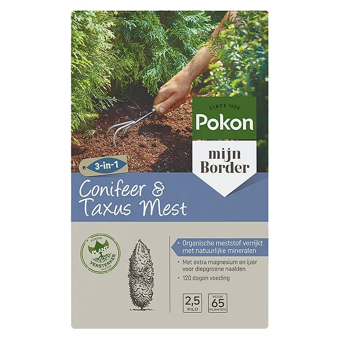 Pokon Dennen- en coniferenmest - 2,5 kg - Vooraanzicht
