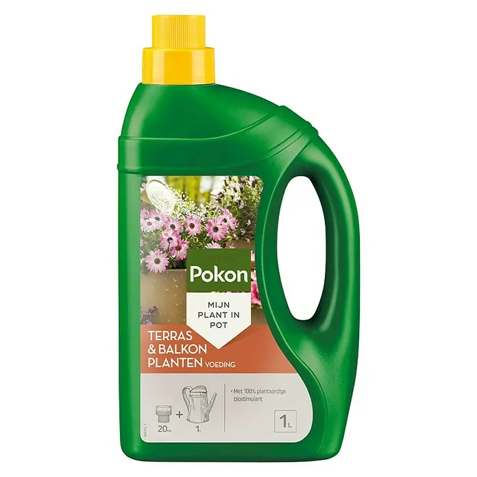 Pokon Meststof voor balkonplanten - 1 kg, Vloeibare meststof - Vooraanzicht