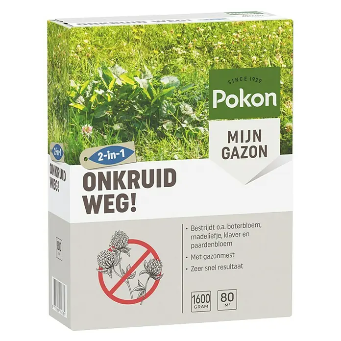 Pokon Onkruidbestrijding - Gazon, 80 m² - Diagonaal zicht