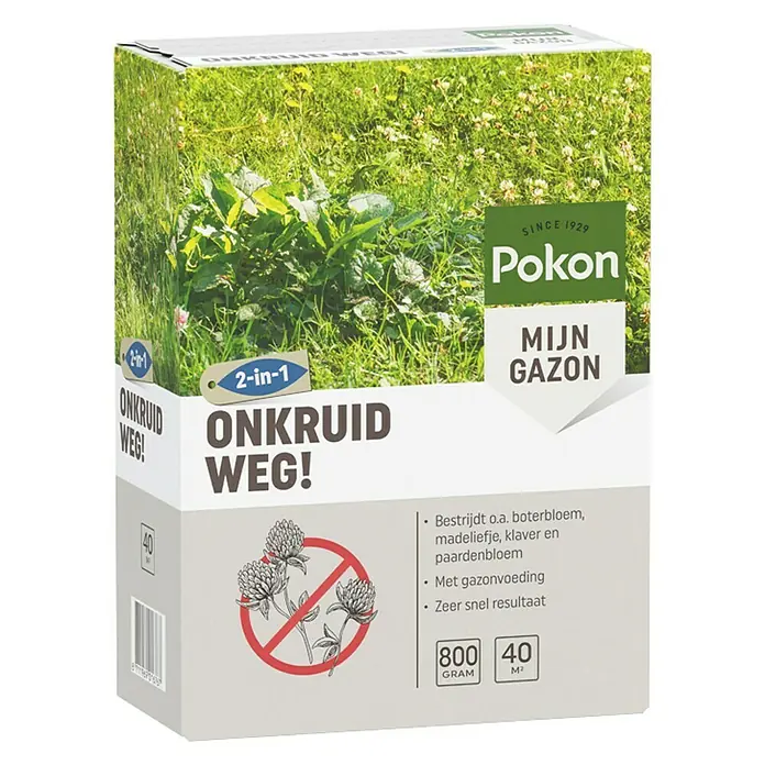 Pokon Onkruidbestrijding - Gazon, 40 m² - Diagonaal zicht