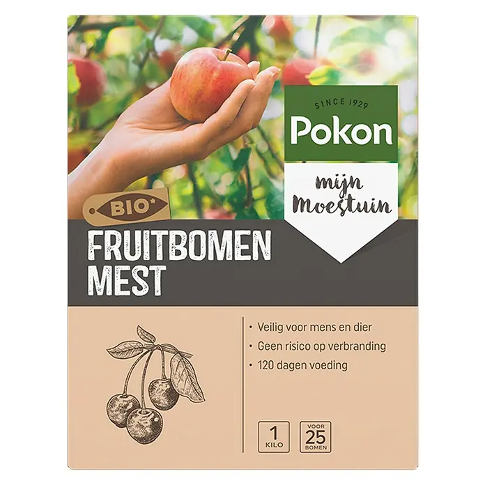 Pokon Bio-meststof voor fruit en bessen - 1 kg - Vooraanzicht