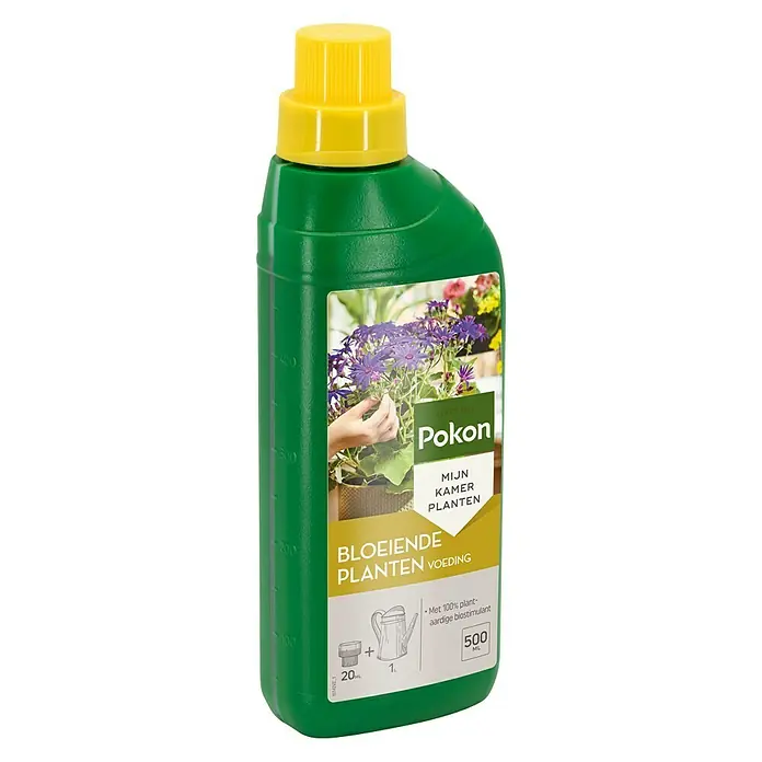 Pokon Meststof voor bloeiende planten - 500 ml - Diagonaal zicht