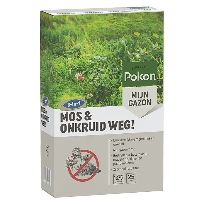 Pokon Onkruidbestrijding - 25 m² - Diagonaal zicht