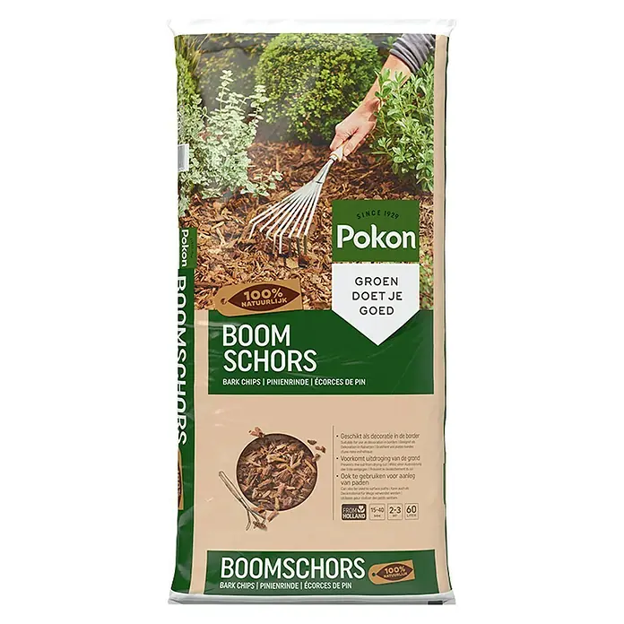 Pokon Boomschors - 60 l - Vooraanzicht