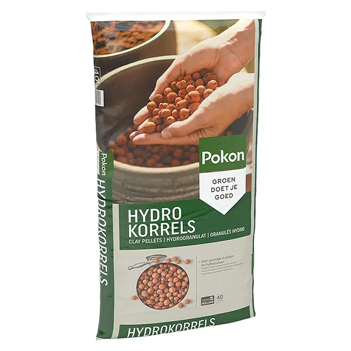 Pokon Hydrokorrels - 40 l - Diagonaal zicht