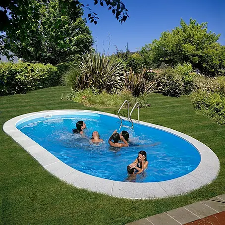 Gre  Piscina ovalada enterrada Moorea