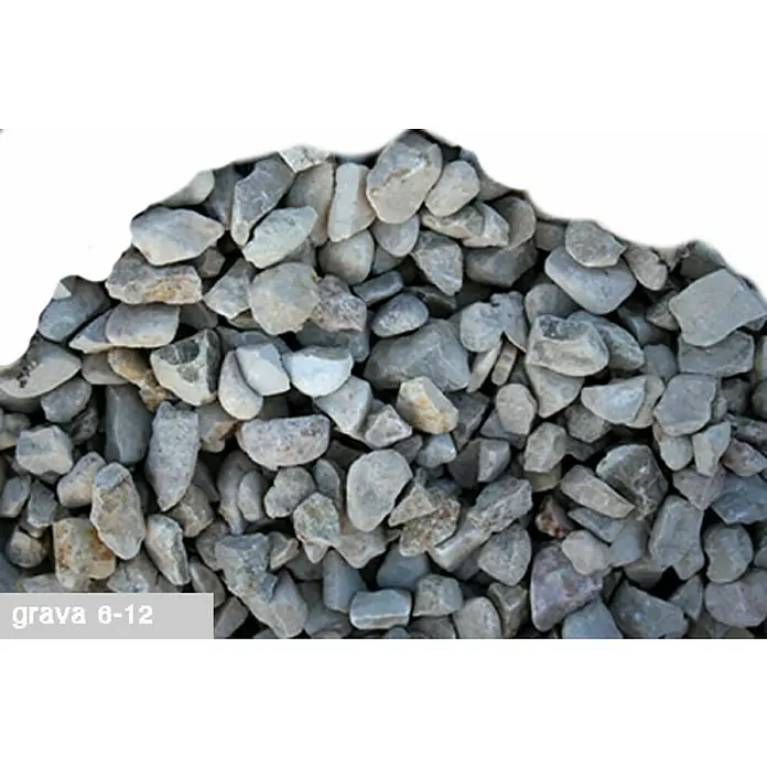 BHS Málaga Saco de grava 1 - Grano: 6 mm - 12 mm, 25 kg - Primer plano