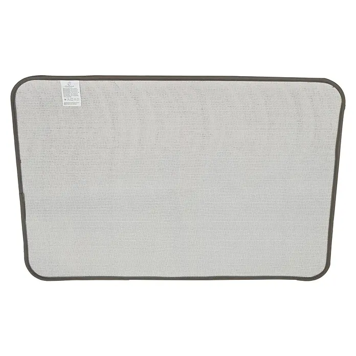 Camargue Badteppich Wuschel - 90 x 60 cm, Braun - Rückansicht
