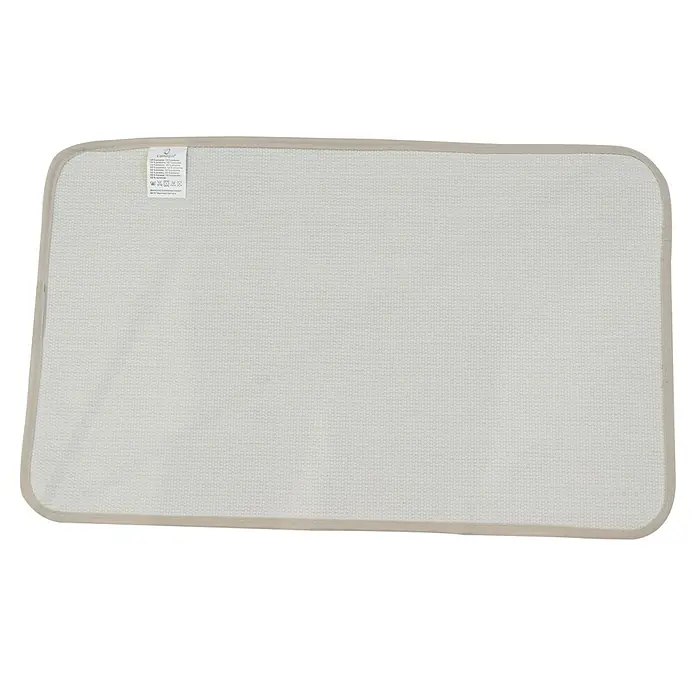 Camargue Badteppich Wuschel - 80 x 50 cm, Beige - Vorderansicht
