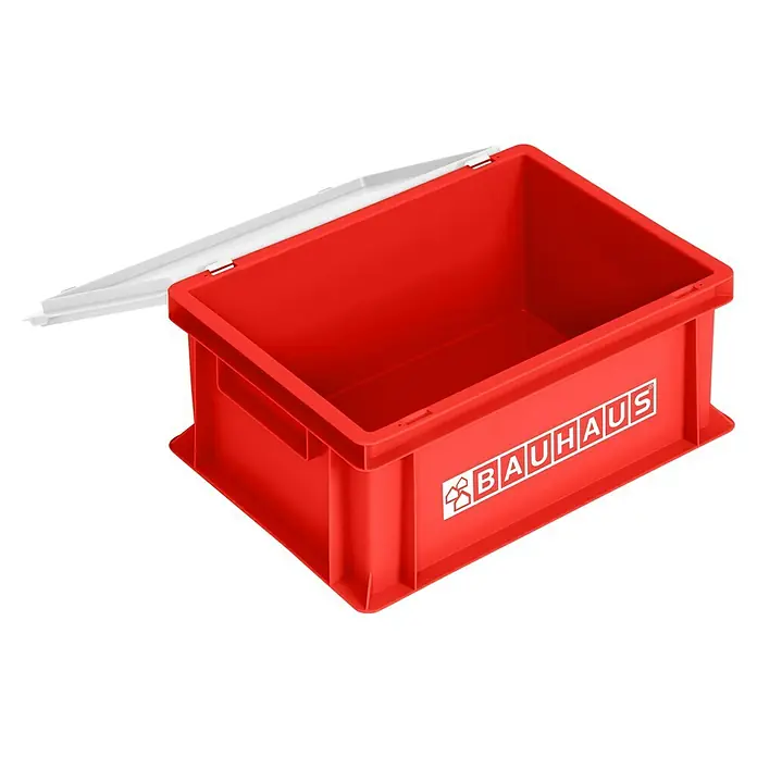 BAUHAUS Eurobehälter PC 14 SM - L x B x H: 40 x 30 x 18,3 cm, Traglast: 45 kg - Diagonale Ansicht