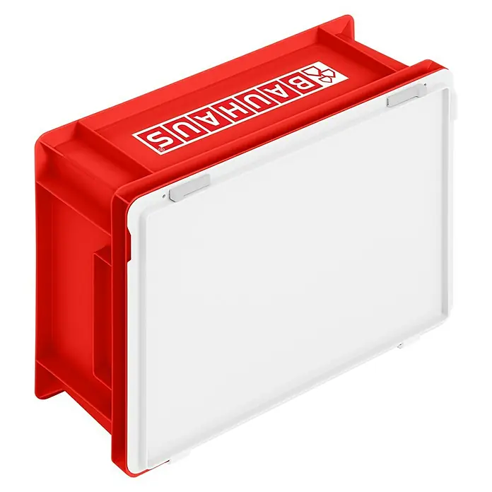 BAUHAUS Eurobehälter PC 14 SM - L x B x H: 40 x 30 x 18,3 cm, Traglast: 45 kg - Diagonale Ansicht