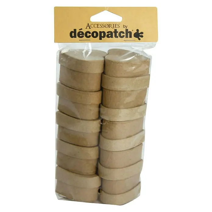 Décopatch Pieza decorativa set caja Corazón - 10 ud., Cartón, 5 x 3 cm - Vista frontal