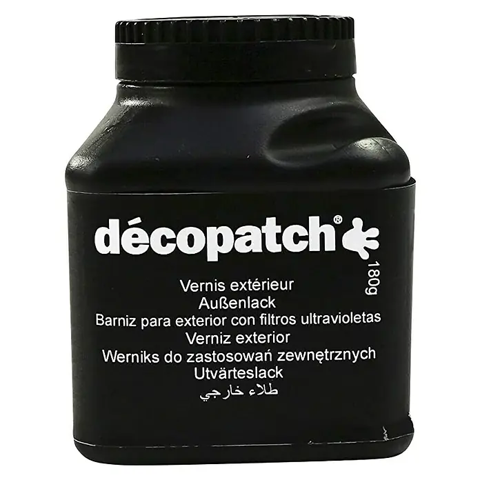 Décopatch Barniz vitrificador - Incoloro, 180 g - Vista frontal