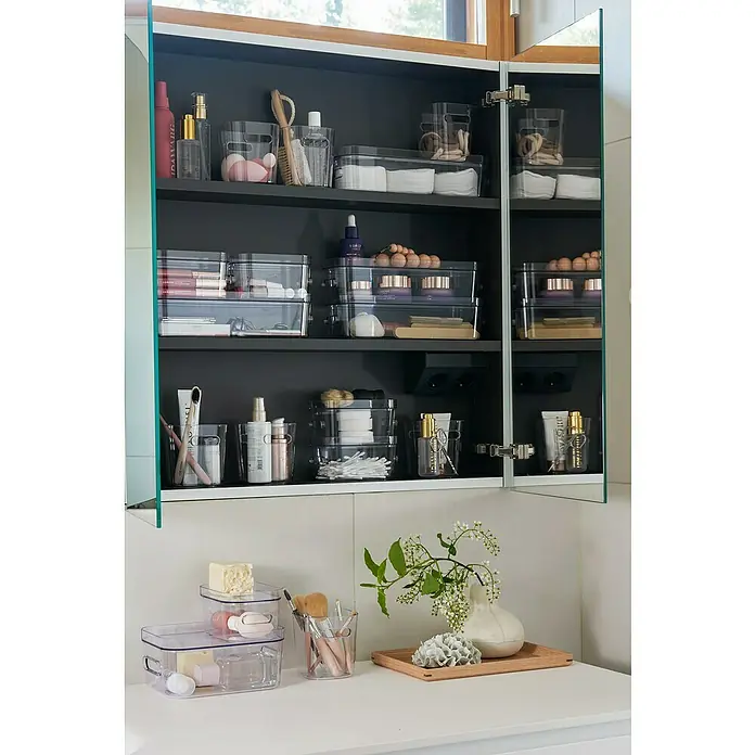 SmartStore Deckel Compact - L x B x H: 28,9 x 9,8 x 1,9 cm, Kunststoff, Transparent - Stimmungsaufnahme