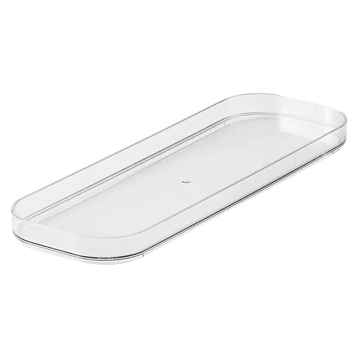 SmartStore Deckel Compact - L x B x H: 28,9 x 9,8 x 1,9 cm, Kunststoff, Transparent - Diagonale Ansicht