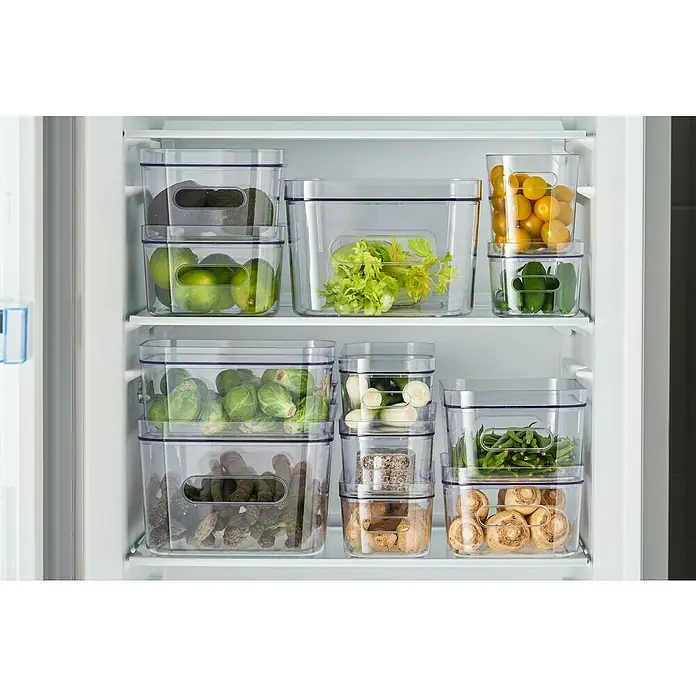 SmartStore Aufbewahrungsbox Compact - L x B x H: 29,1 x 9,4 x 6,1 cm, Kunststoff, Transparent - Stimmungsaufnahme