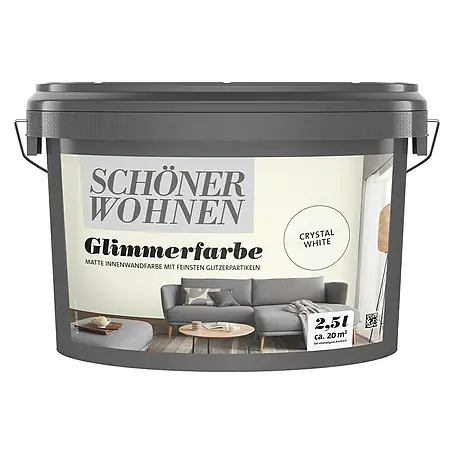 SCHÖNER WOHNEN-Farbe Trendstruktur Wandfarbe Glimmerfarbe