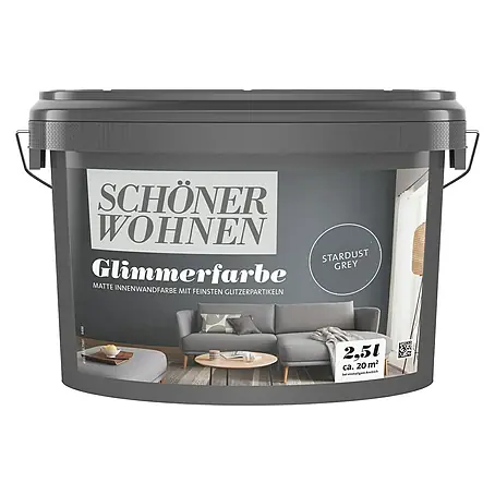 SCHÖNER WOHNEN-Farbe Trendstruktur Wandfarbe Glimmerfarbe