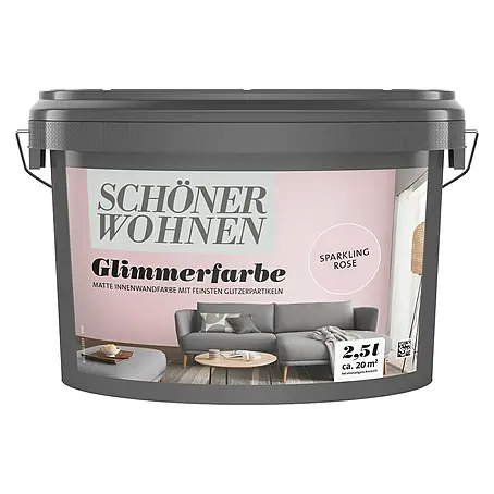 SCHÖNER WOHNEN-Farbe Trendstruktur Wandfarbe Glimmerfarbe