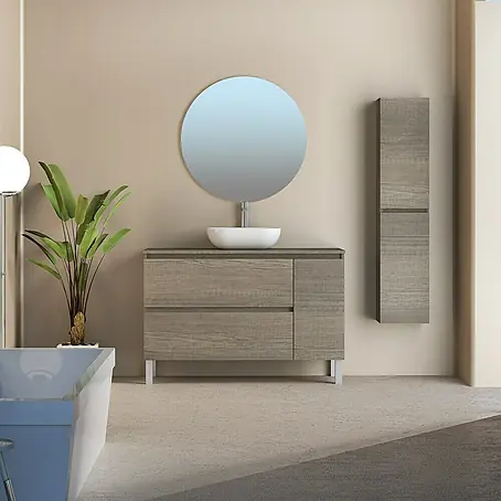 Conjunto de mueble de baño Oval