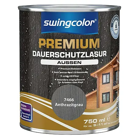 swingcolor Premium Dauerschutzlasur Metallic Design